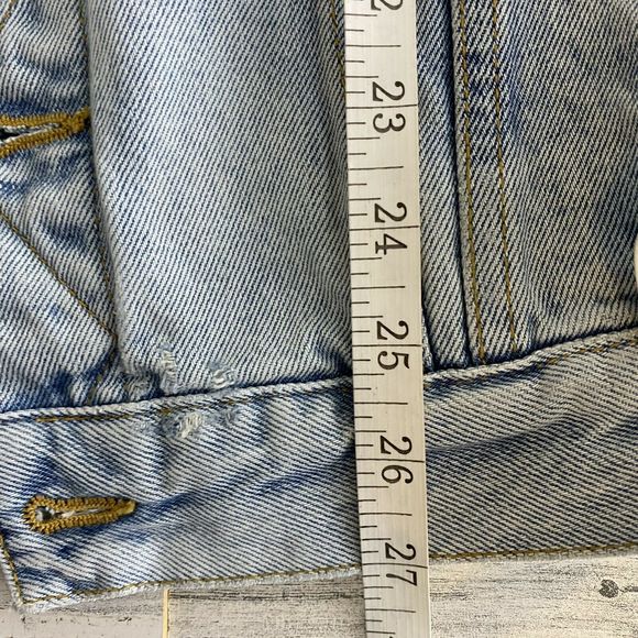 SOLD Palm Angels Blue Denim Jacket Size XL Men - Picture 12 of 12